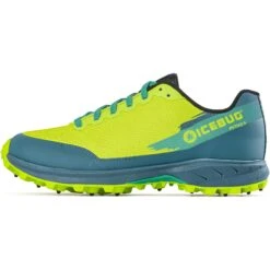 Front Page 3 Icebug Pytho6 BUGrip Shoes - Lime/mint