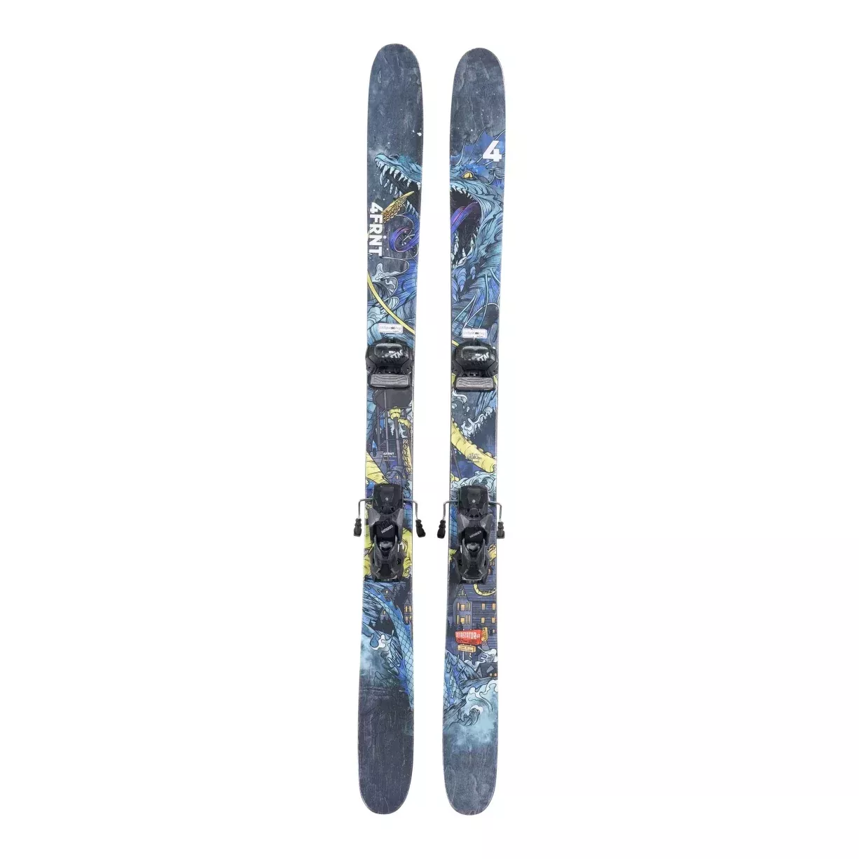 4FRNT Devastator Jr Skis w/ Tyrolia Attack 13 GW Bindings