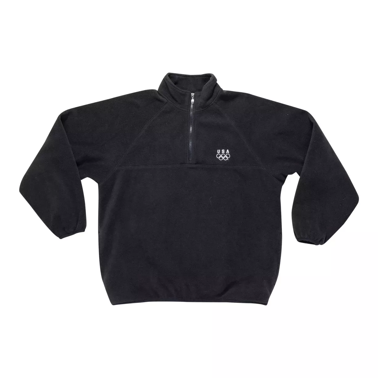 Adidas Team USA Olympics Quarter Zip Fleece - Vintage - Men's