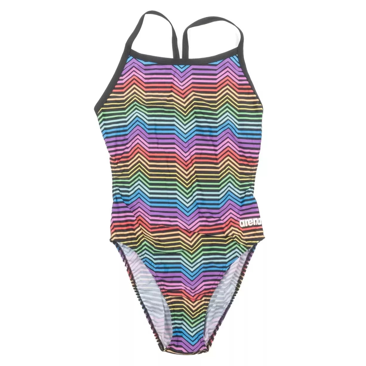 Arena Multicolor Stripes Challenge Back One Piece - Women's