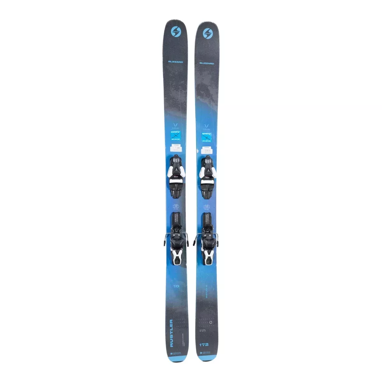Blizzard Rustler 10 Skis w/ Atomic Strive 11 GW Demo Bindings