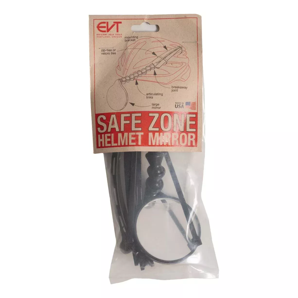 EVT Safe Zone Helmet Mirror