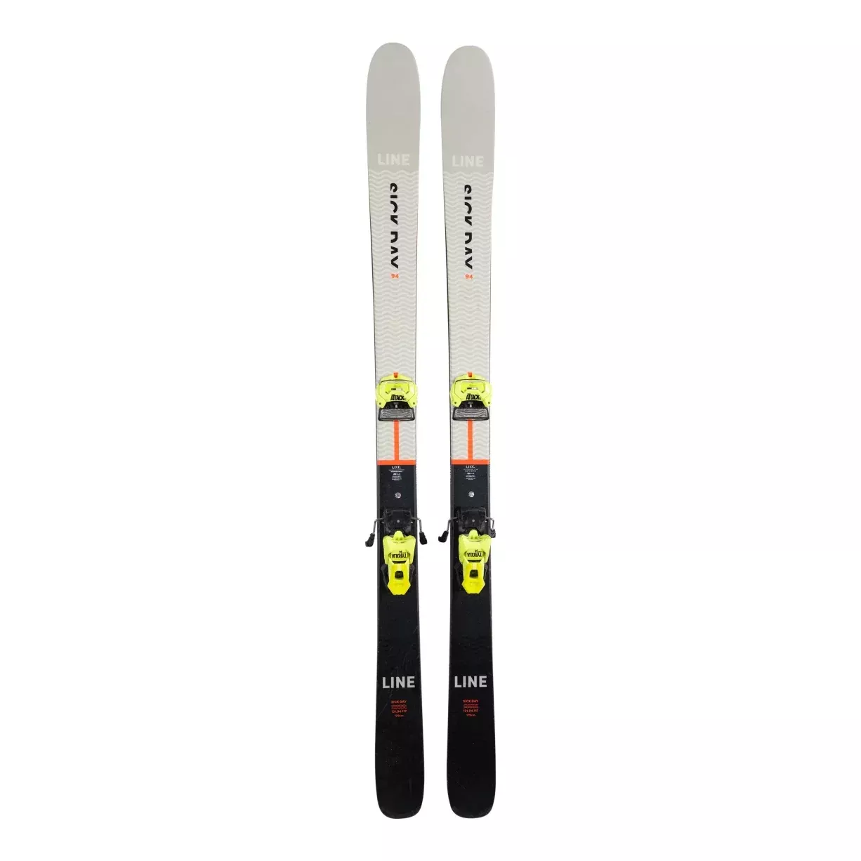 Line Sick Day 94 Skis 2021 w/ Tyrollia Attack 14 GW Bindings