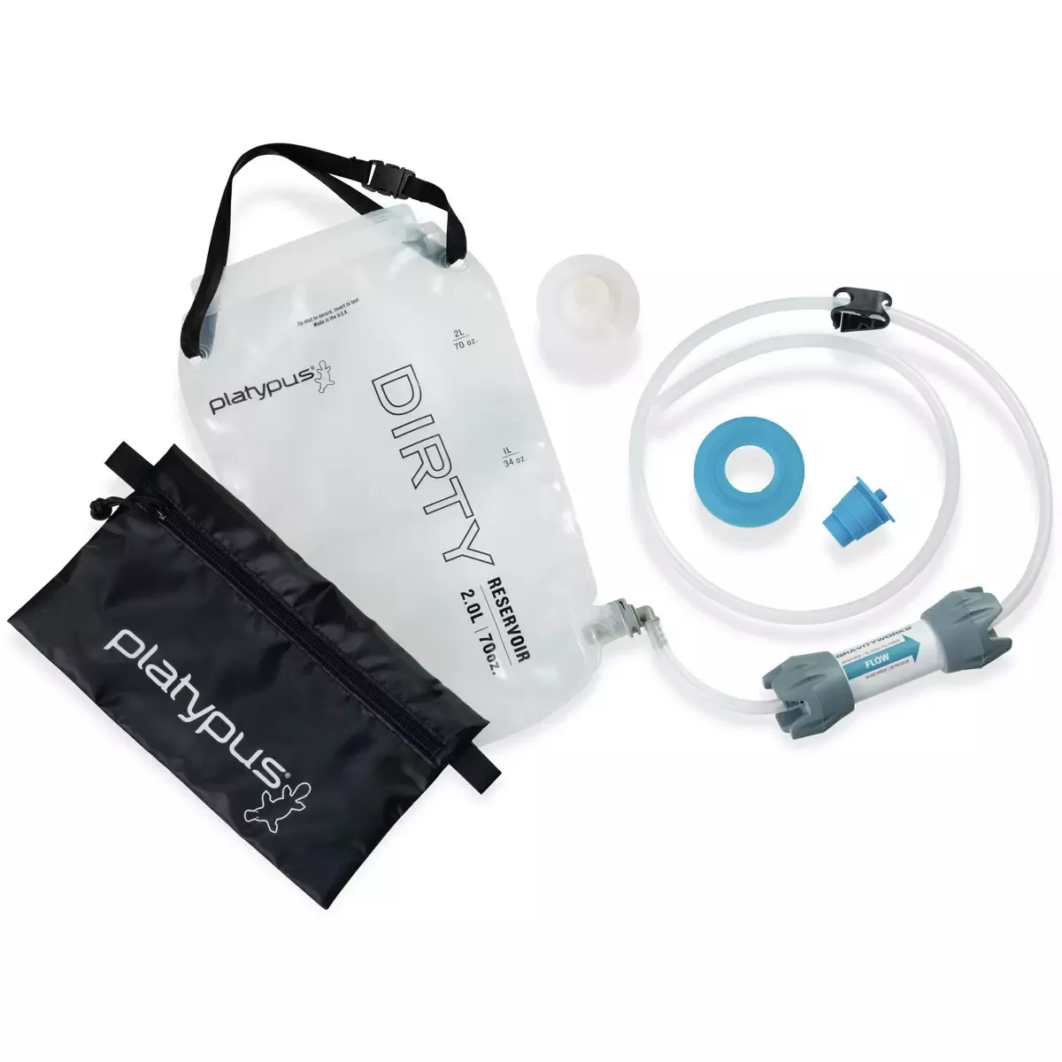 Platypus GravityWorks 2.0L Filter System - Bottle Kit
