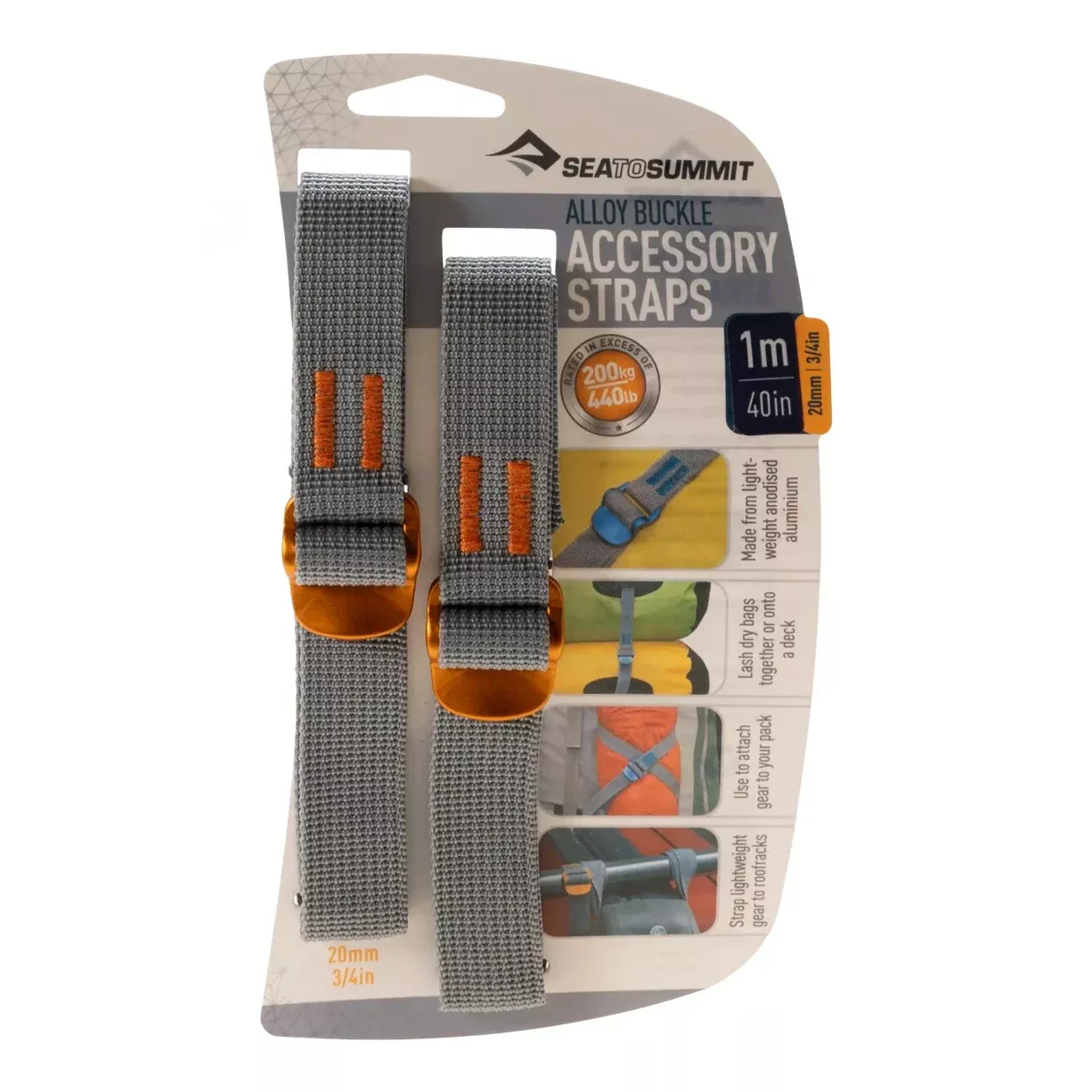 SEATOSUMMIT Alloy Buckle Accessory Straps 40