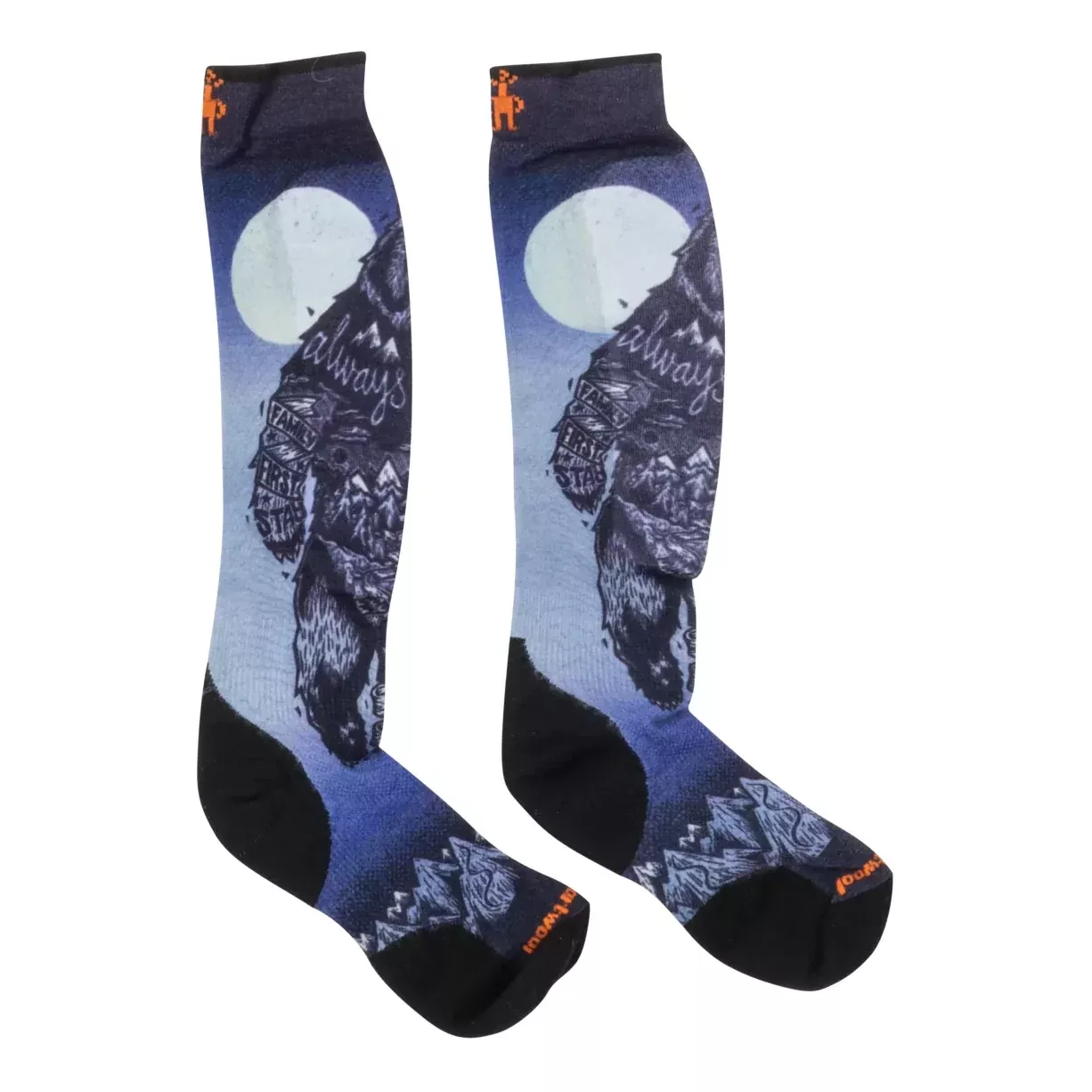 SmartWool Ski Targeted Cushion Always Explore Print OTC Socks - Men's