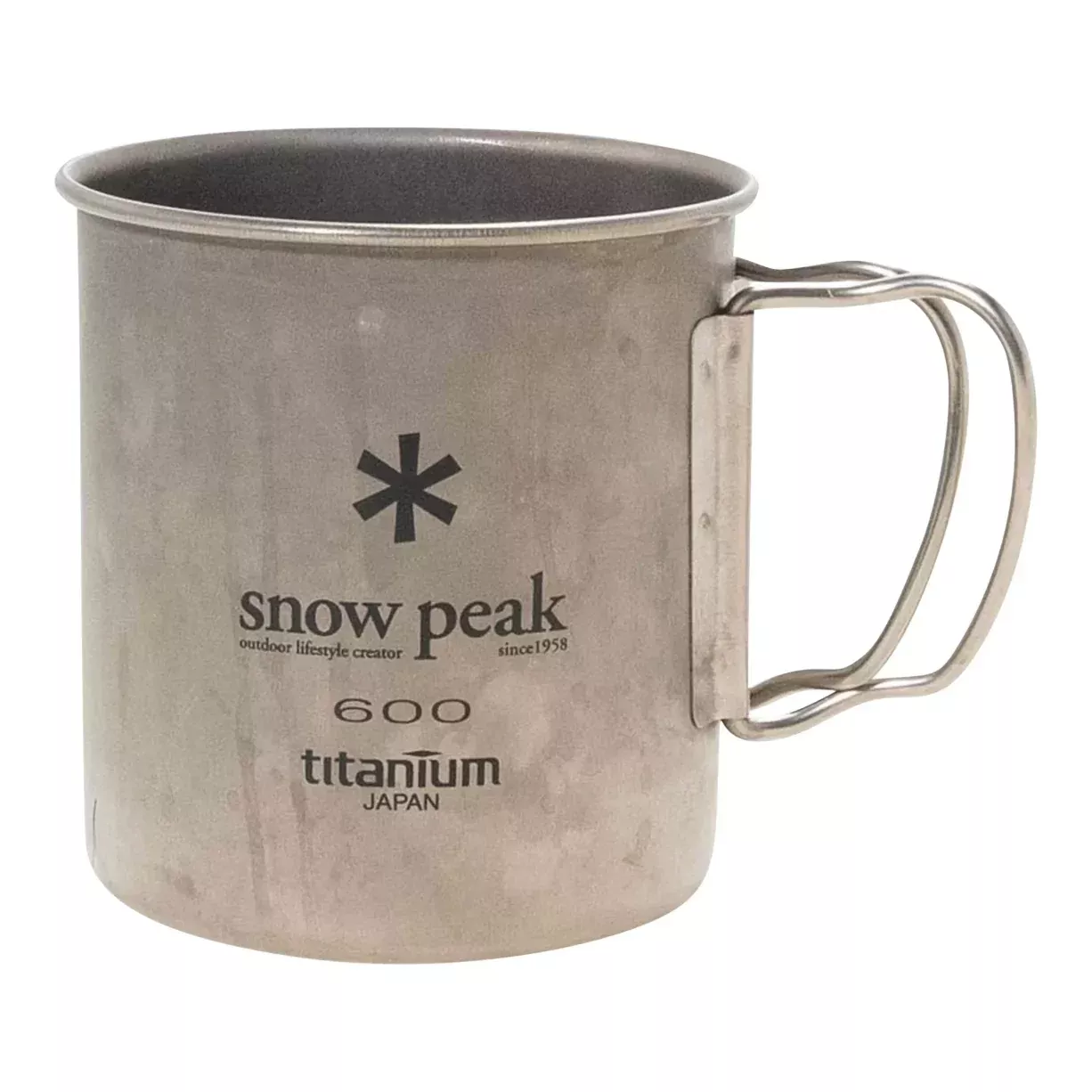 Snow Peak Titanium Single Wall Cup 600