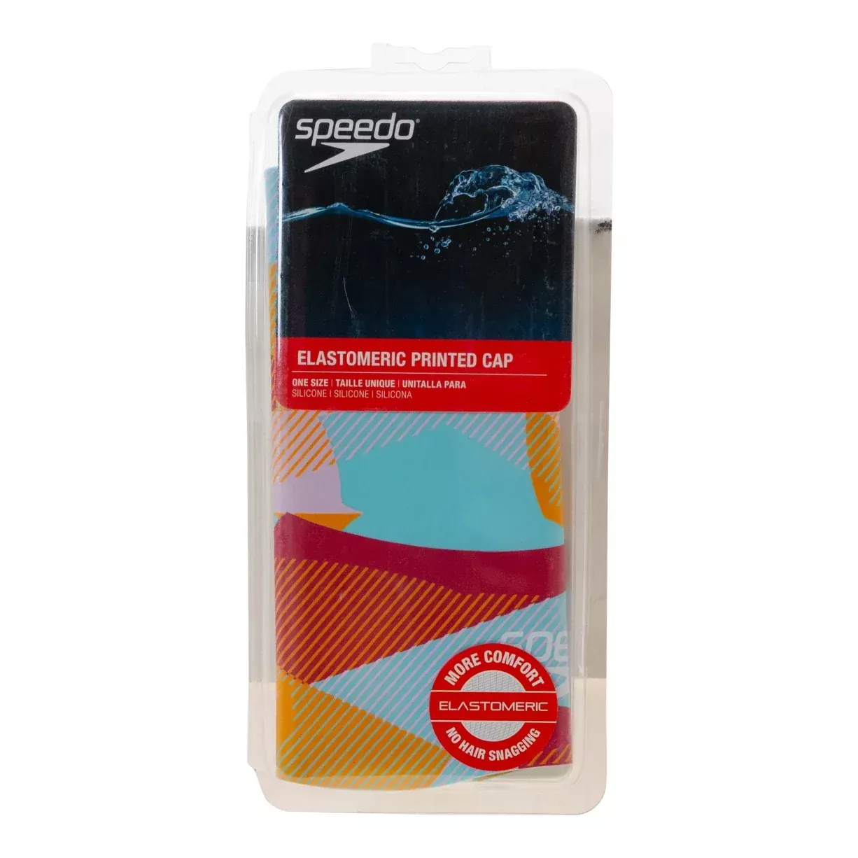 Speedo Elastomeric Printed Swim Cap
