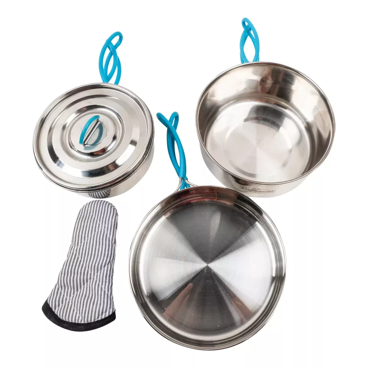Stansport Stainless Steel Backpacking Cook Set
