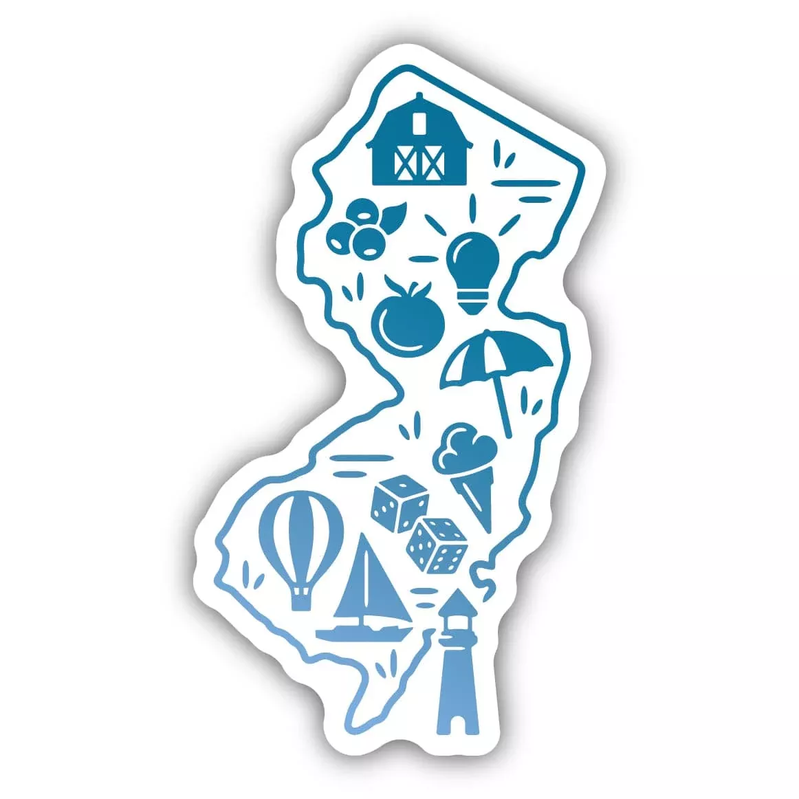 Stickers Northwest NJ ICONS