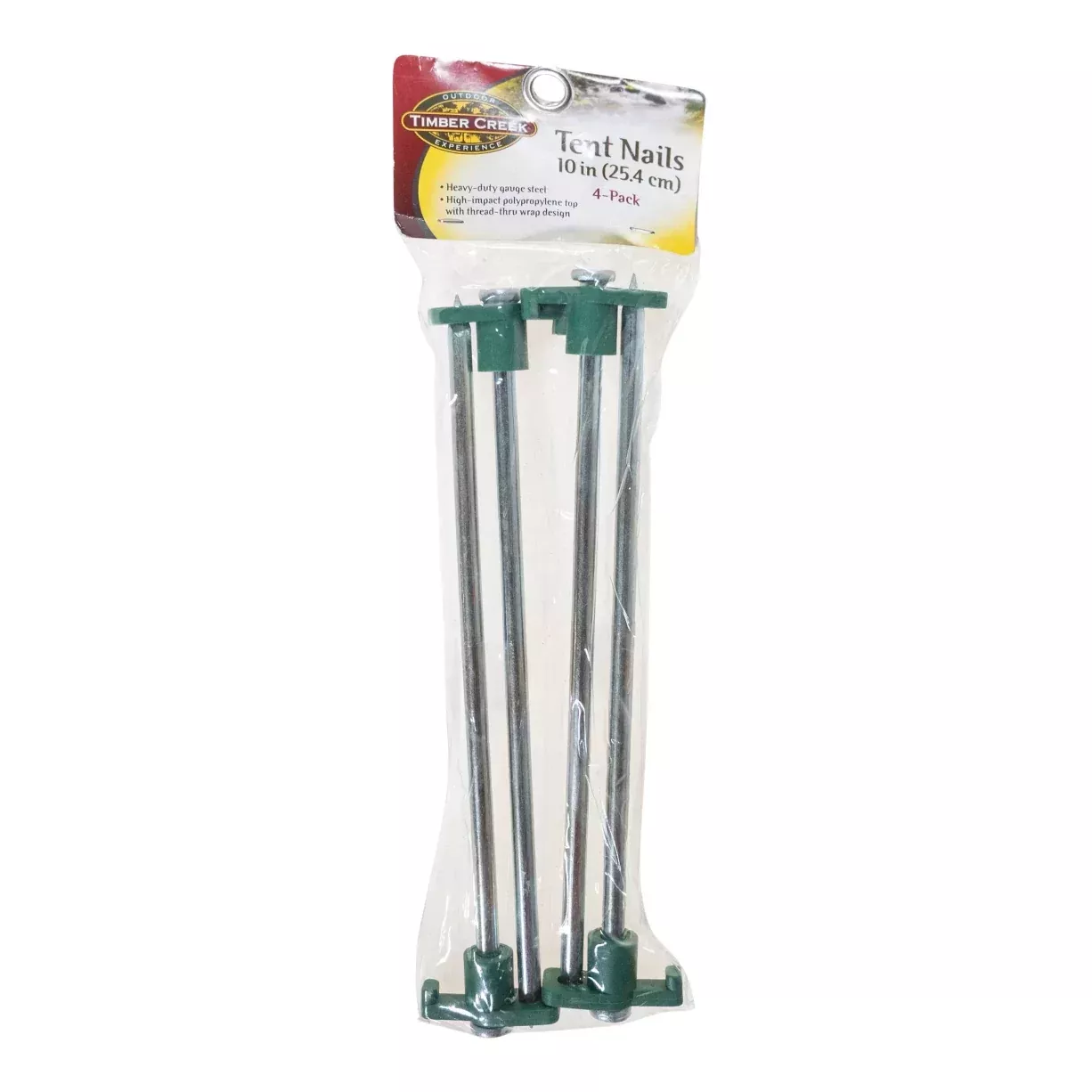 Timber Creek10 Inch Tent Nails - 4 Pack