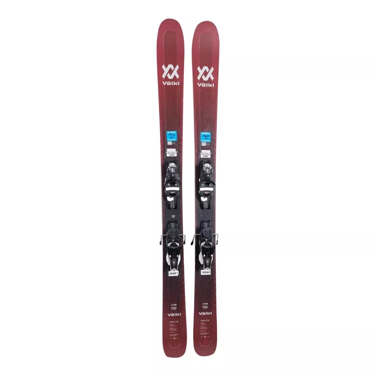 Volkl Katana 108 Skis w/ Look SPX12 GW Demo Bindings