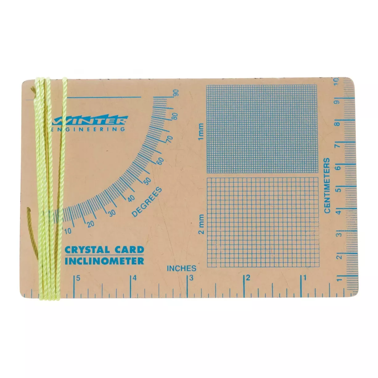 Winter Engineering Crystal Card and Inclinometer