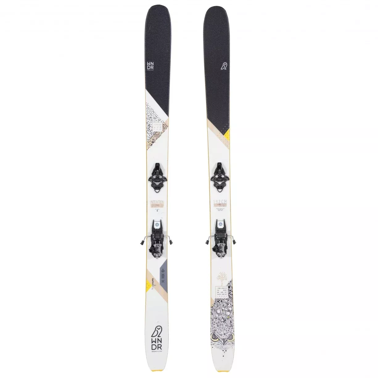WNDR Alpine Intention 110 Camber Skis 2022 w/ Dynafit ST Rotation 14 AT Bindings