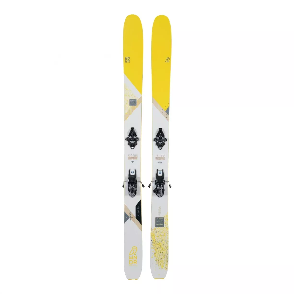 WNDR Alpine Reason Camber 120 - 2020 w/ Dynafit ST Rotation 14 Alpine Touring Binding