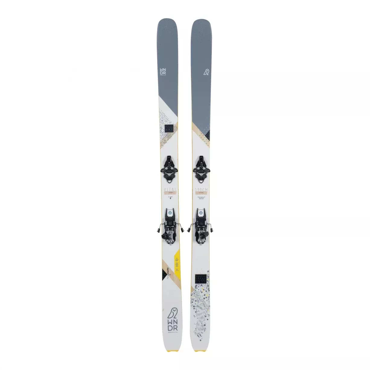 WNDR Alpine Vital 100 Camber Skis 2022 w/ Dynafit ST Rotation 14 Binding