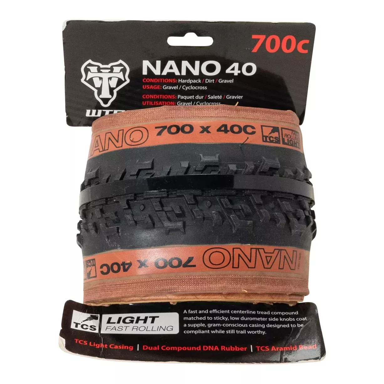 WTB Nano 40 TCS Light FR 700c Tire